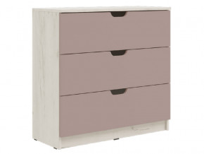 Комод 3 ящика (800) Юниор-4 Шарли Pink в Коркино - korkino.magazin-mebel74.ru | фото