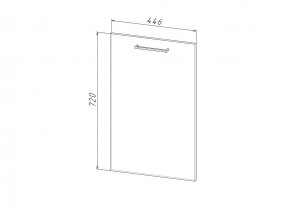 П 45 Комплект для посудомоечной машины 450 мм (цоколь + фасад) ЛДСП в Коркино - korkino.magazin-mebel74.ru | фото