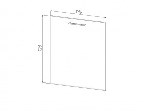 П 60 Комплект для посудомоечной машины 600 мм (цоколь + фасад) ЛДСП в Коркино - korkino.magazin-mebel74.ru | фото