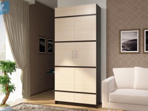 Шкаф 2-х створчатый ШК-024 с ПВХ декором Эва в Коркино - korkino.magazin-mebel74.ru | фото