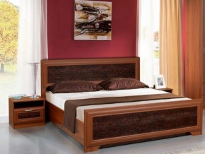 Спальня Ивушка 7 орех/кожа крокодила в Коркино - korkino.magazin-mebel74.ru | фото