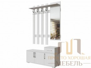 Вешалка с зеркалом 1,2 м в Коркино - korkino.magazin-mebel74.ru | фото